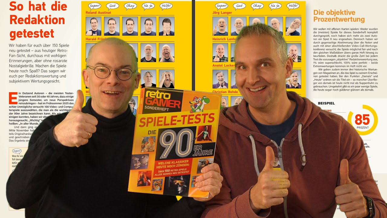 Wir blättern im Retro Gamer Spieletest-Sonderheft 