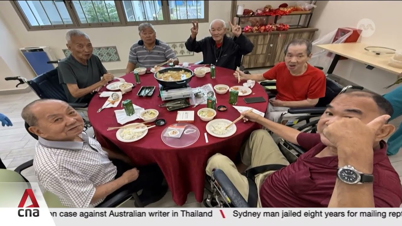 Nursing homes bring in lion dances, special festive dishes for residents