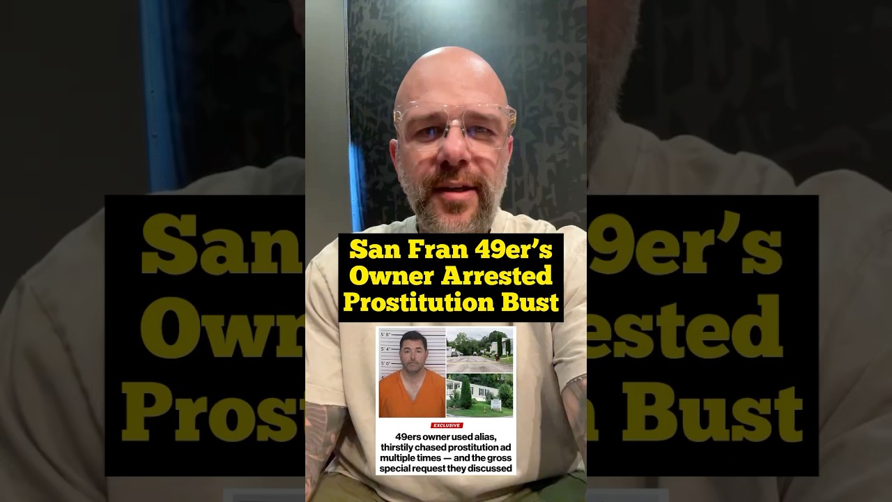 San Fran 49er&rsquo;s owner arrested in prostitution bust. #nfl #jedyork #sanfrancisco49ers #shorts