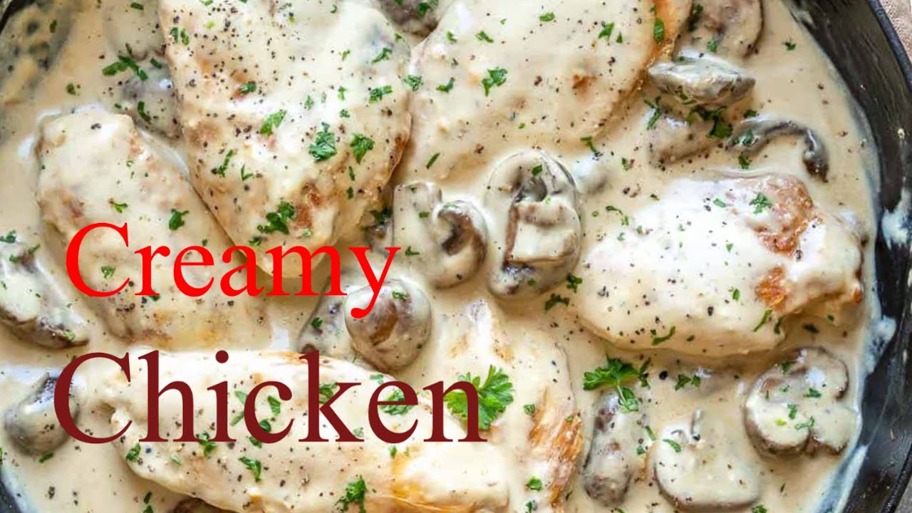 HOW TO COOK DADA AYAM CREAMY MUSHROOM yang enak ! || chicken breast with creamy mushroom recipe….!!!