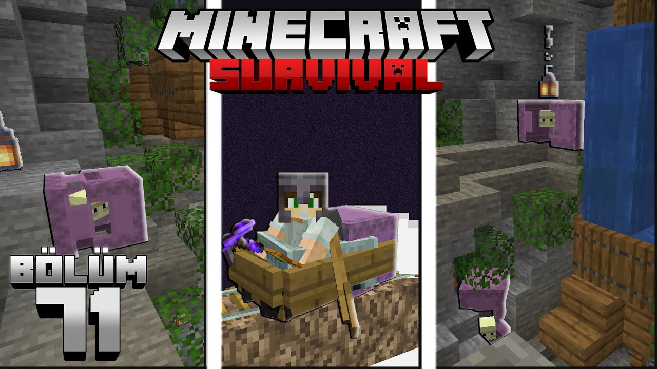 END'DEN DÜNYA'YA SHULKER GETİRMEK ! HARİKA MAĞARA !!┇Minecraft Survival ▹Bölüm 71
