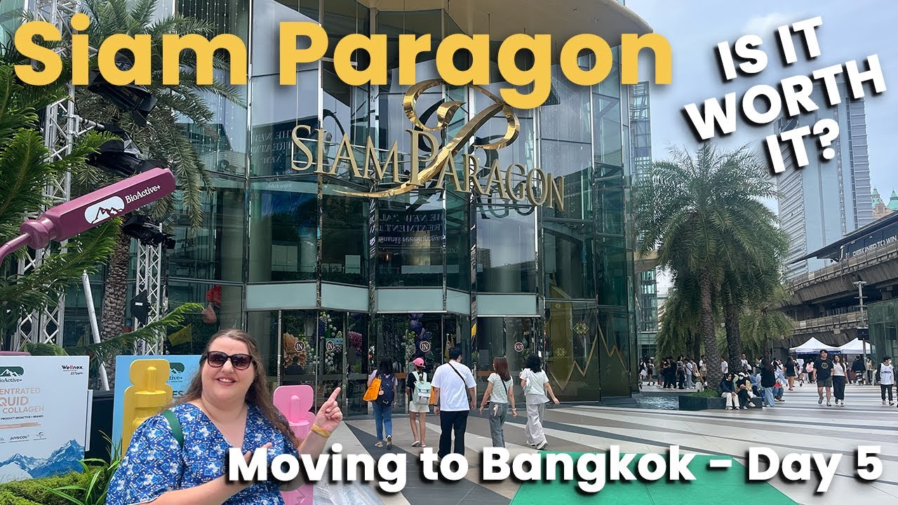Мы посещаем торговый центр Siam Paragon в Бангкоке, Таиланд 🇹🇭 | Видеоблог о переезде в Таиланд