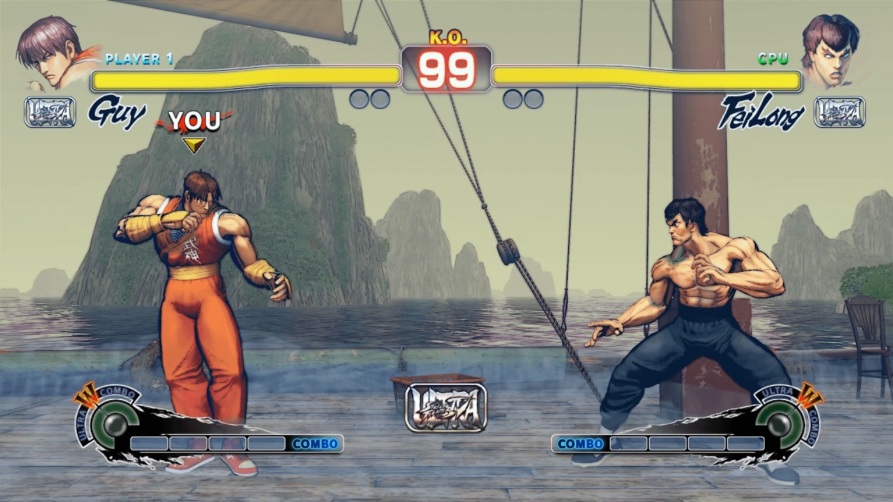 Гай против Фэй Лонга (самый сложный уровень) Street Fighter 4 | Эпическая битва