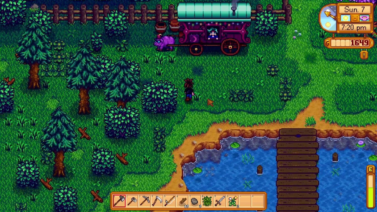 A poor farmer, he's poor