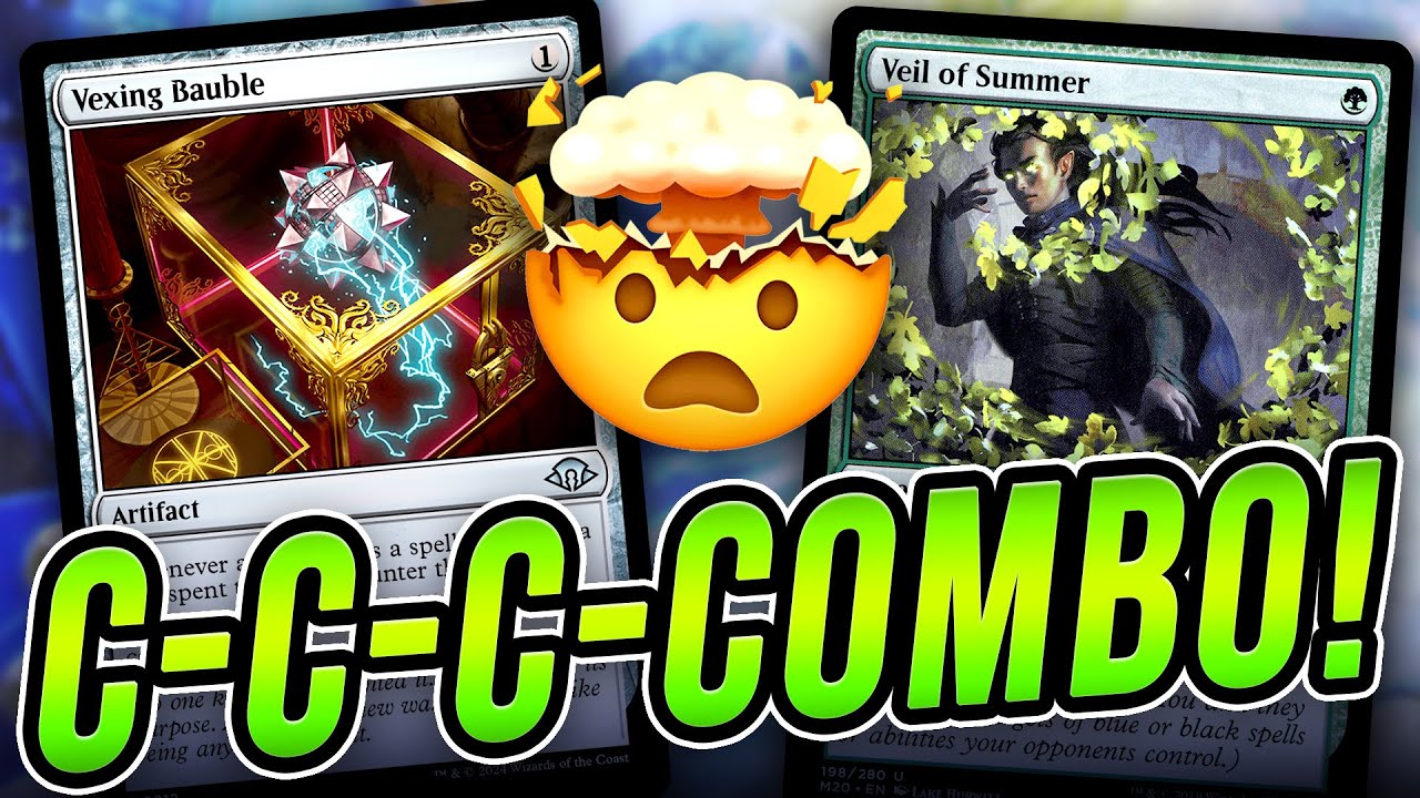 Vexing Bauble is a STORM CARD? Beseech Saga Storm + Veil of Summer &mdash; Legacy | Magic: The Gathering