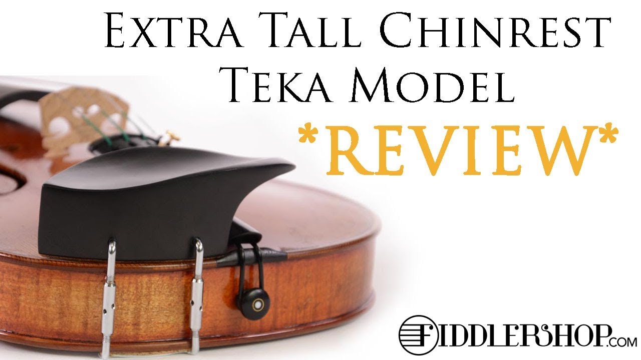 Extra Tall Violin Chinrest -Teka Model