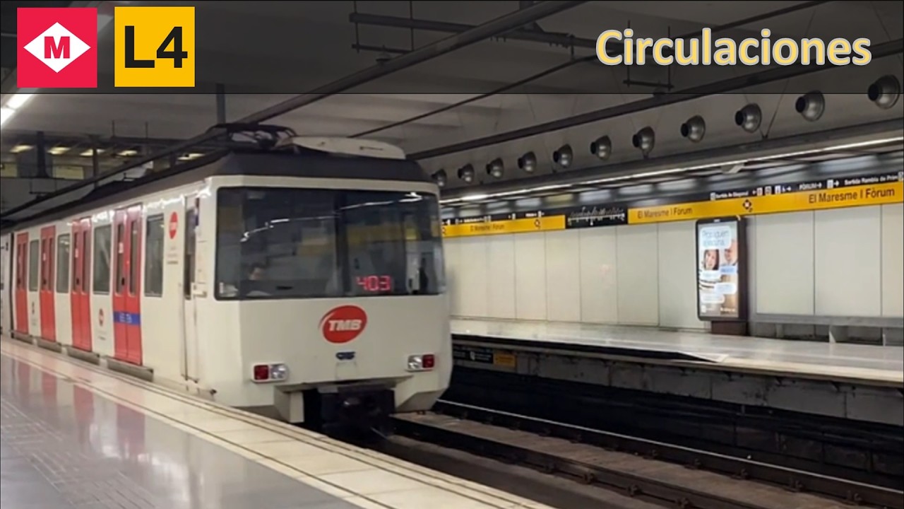 Metro Barcelona L4: Circulaciones unidad 2157
