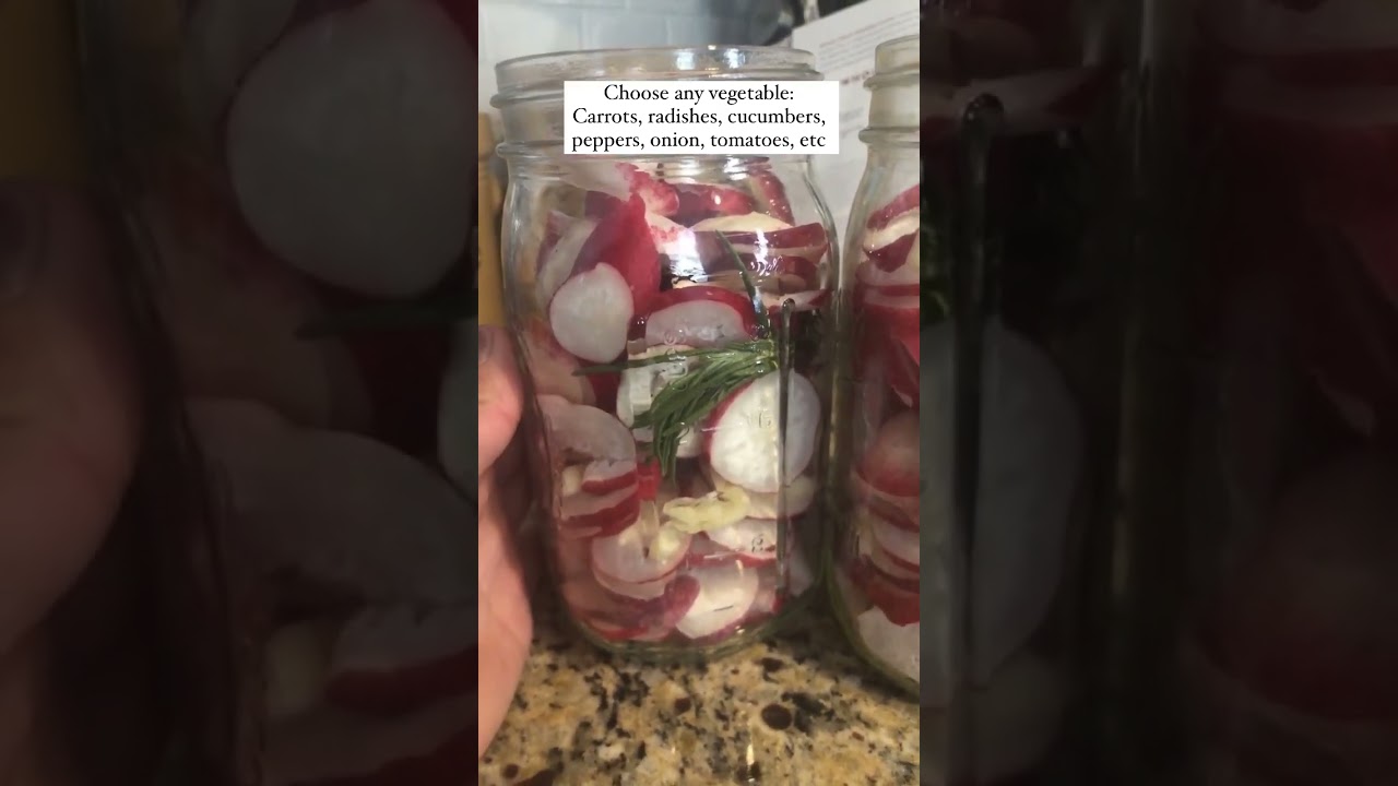 Probiotic rich, lacto-fermented vegetables #probiotics #preservingfood #scratchcooking #guthealth