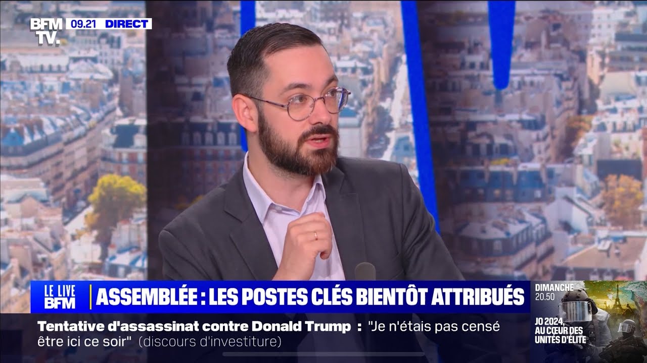 David Guiraud tacle les macronistes et le RN en direct