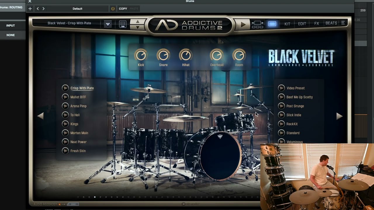 Mapping Efnote 5 Drums to Addictive Drums 2 - How to Trigger Midi Drums