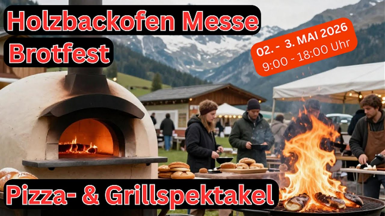 Entdecke das Brotfest 2026: Die Holzbackofenmesse mit Pizza- und Grillspektakel: Grillweltmeistern!
