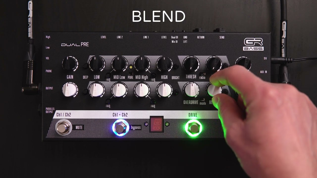 GR Bass DUAL Pre Features Overview