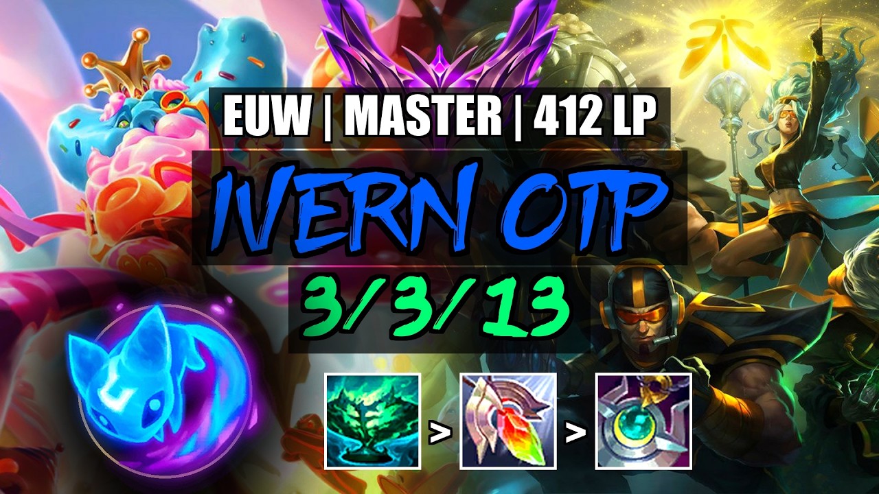 Ivern OTP vs Jarvan IV Jungle 3/3/13 📈 Comeback | EUW Master 412LP