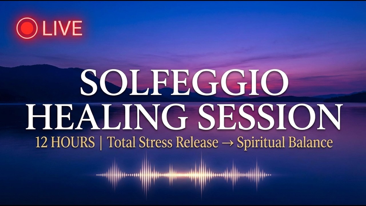 🔴 SOLFEGGIO HEALING SESSION  | Total Stress Release → Spiritual Balance LIVE