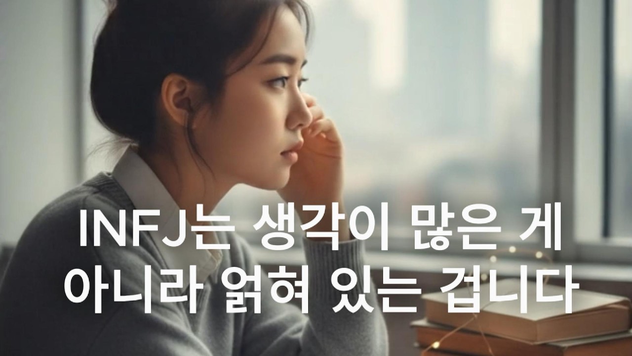 INFJ는 생각이 많은 게 아니라 얽혀 있는 겁니다