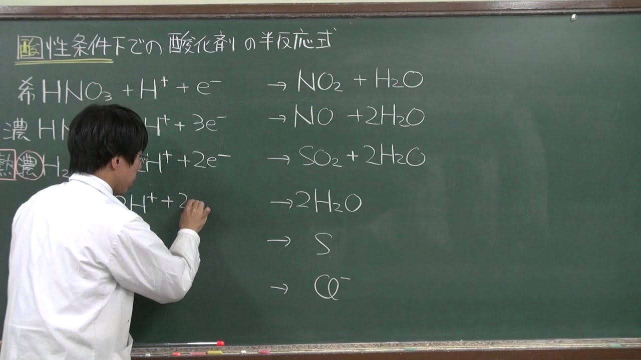 【化学基礎】酸化還元反応④(3of3)～半反応式～