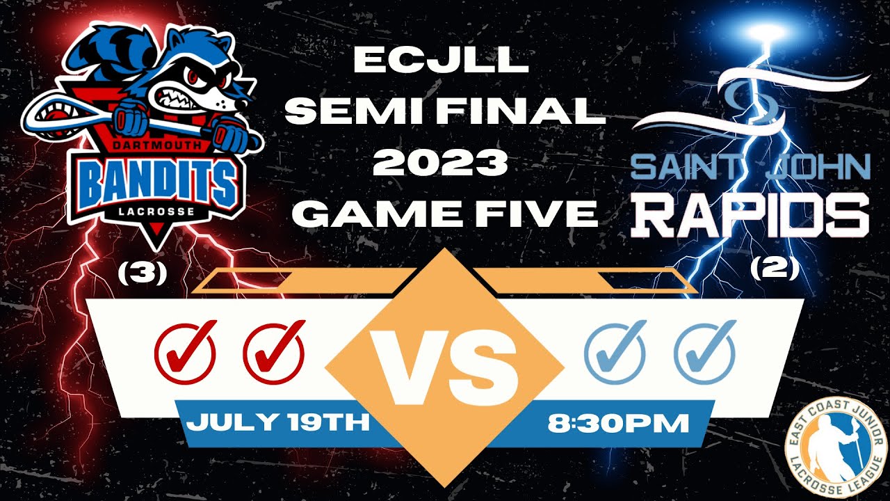 Live | Garnet Knight Cup | Dartmouth Bandits Vs. Saint John Rapids | Semi Final - Game 5