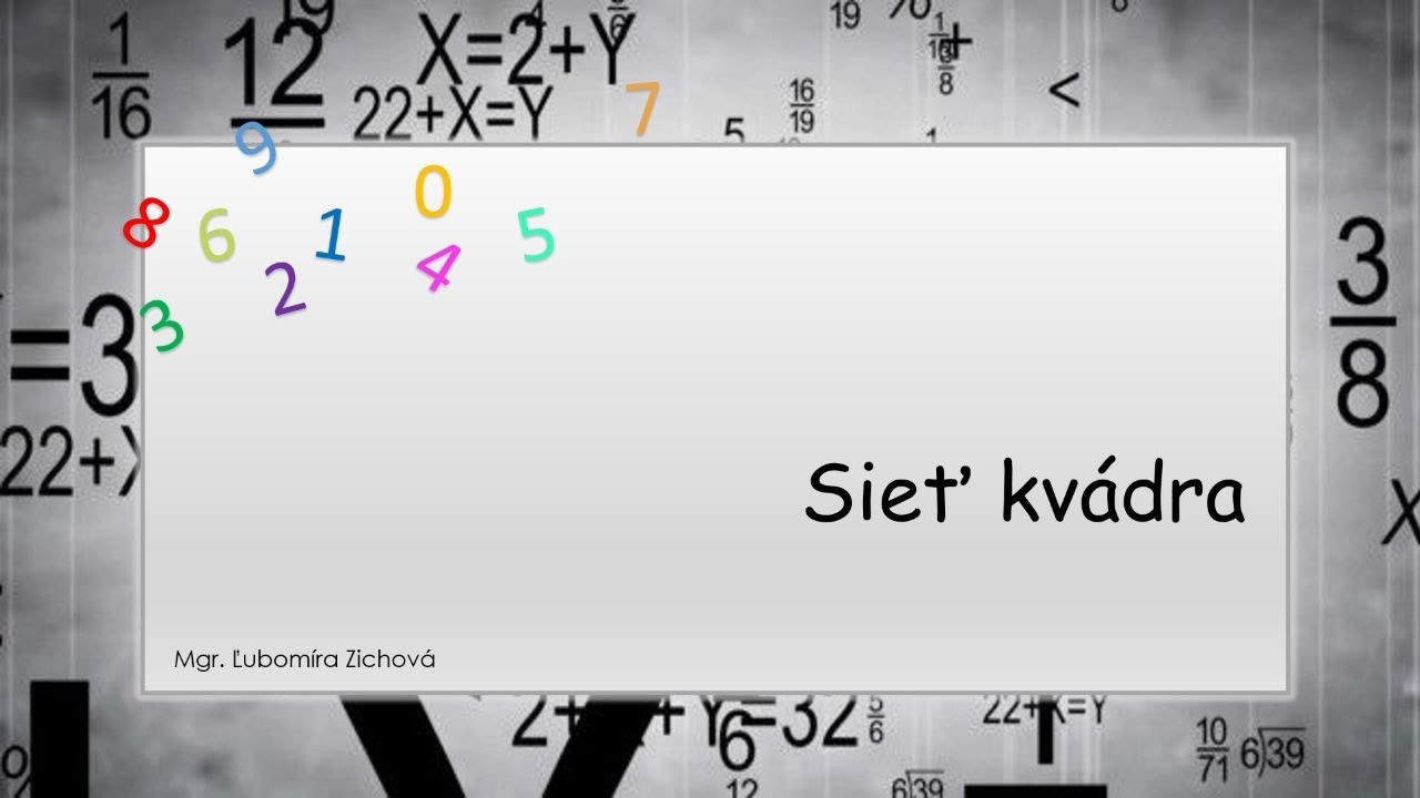 Sieť kvádra