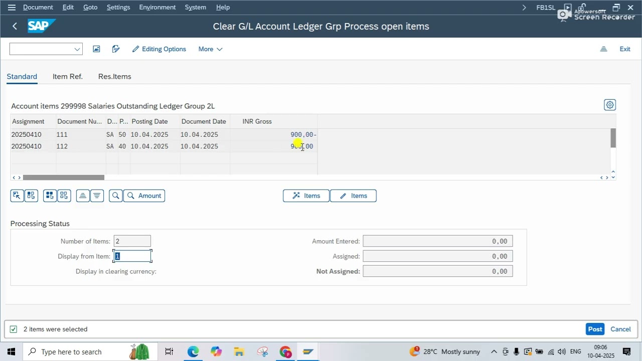 New Option In GL Master (FS00) - Open Item Management by Ledger Group in SAP S4 HANA