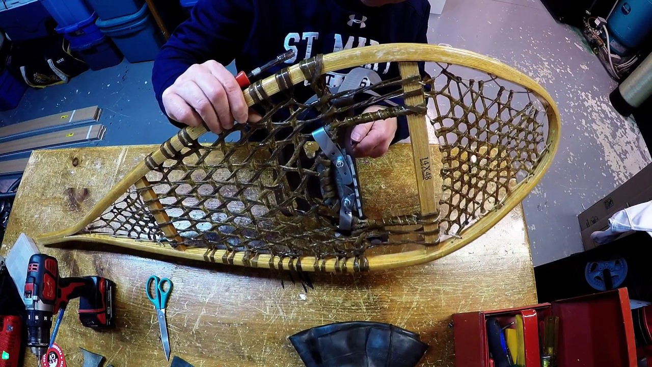 Traditional GV Snowshoe Asymmetrical Binding Installation and Modification