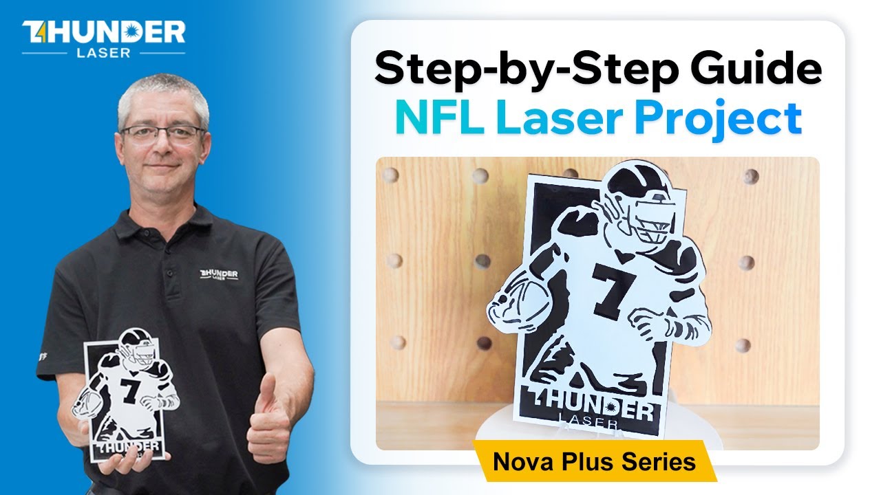 NFL Season Laser Project | Complete Tutorial with Thunder Nova Plus
