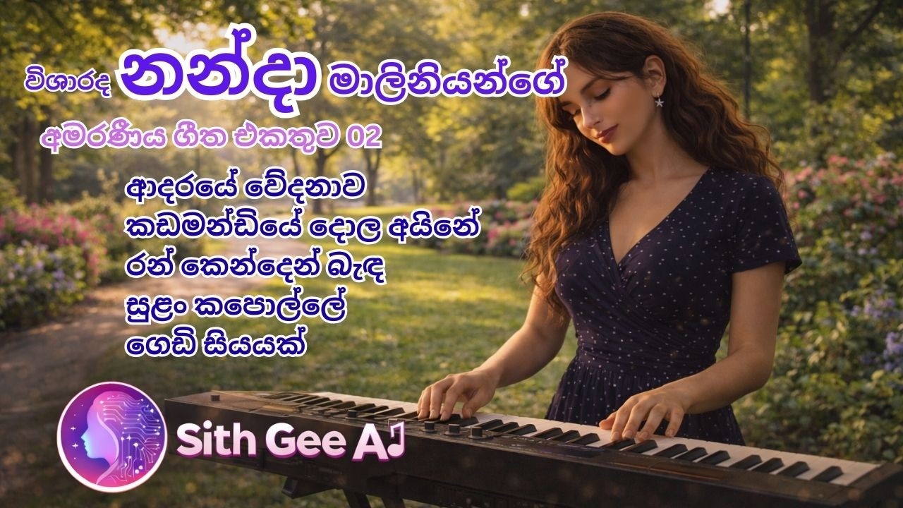 නන්දා මාලිනී ගී 02 - Nanda Malini AI Cover Collection | අමරණීය ගී සරණිය