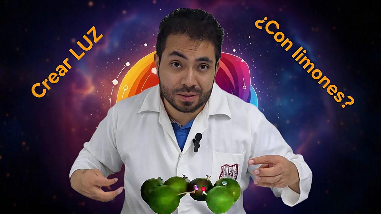 ¿Un limón puede prender un LED? 🍋⚡ | Energía química convertida en electricidad