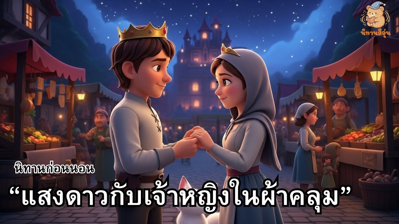 แสงดาวกับเจ้าหญิงในผ้าคลุม  | นิทานสีอุ่น | นิทานก่อนนอน #นิทาน #นิทานสอนใจ #นิทานชาวบ้าน #เล่านิทาน