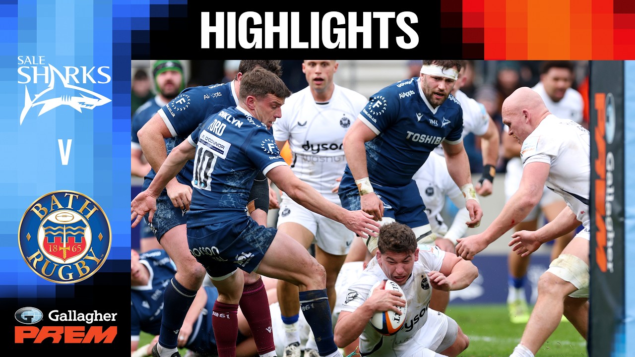 NAJWAŻNIEJSZE WYDARZENIA I REAKCJE: Sale Sharks kontra Bath Rugby | Gallagher PREM 25/26 | Runda 12