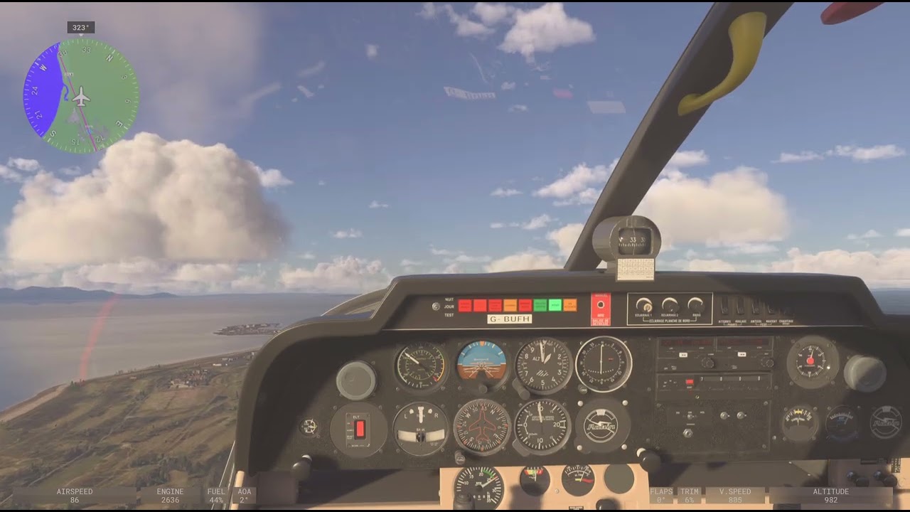 Robin DR400 | Prestwick to North Connel | Microsoft Flight Simulator