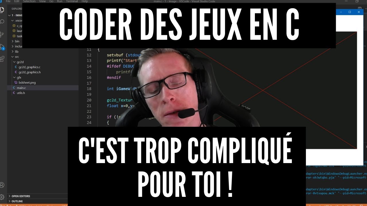 Coder des jeux en C : Tu n'y arriveras jamais c'est trop compliqu&eacute; pour toi