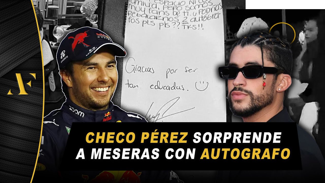 La diferencia entre Checo Pérez y Bad Bunny