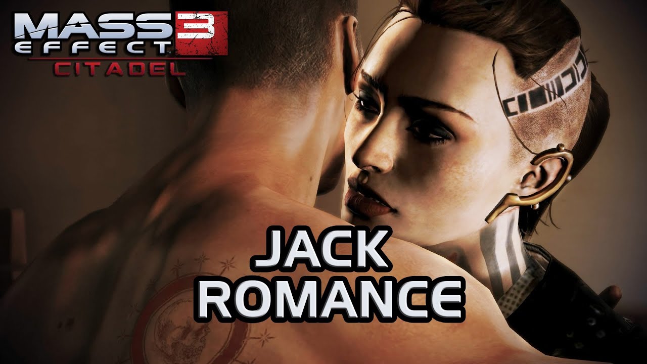 Mass Effect 3 Citadel DLC: Jack Romance (All scenes)