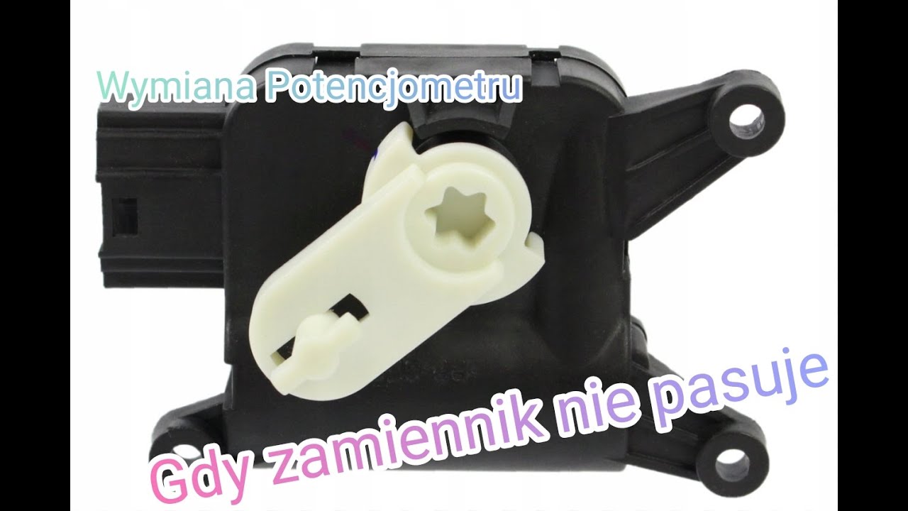 Wymiana Potencjometru silniczka klimatyzacji VW AUDI SEAT SKODA
