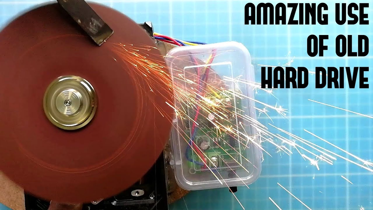 Amazing use of old hard drive