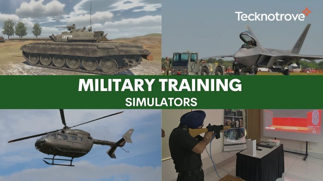 Defence Training Simulators | Army Military Training Simulator | Tecknotrove 2025