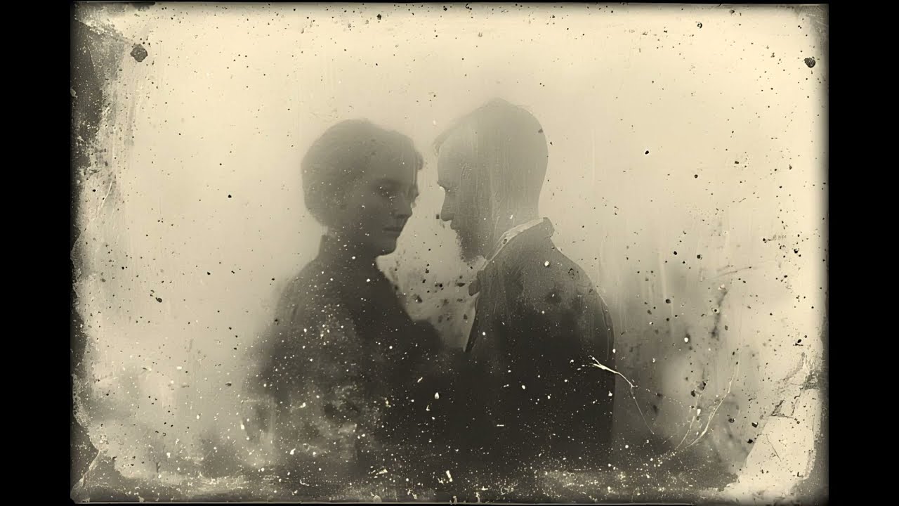 19th century Spirit Photography on glass slides