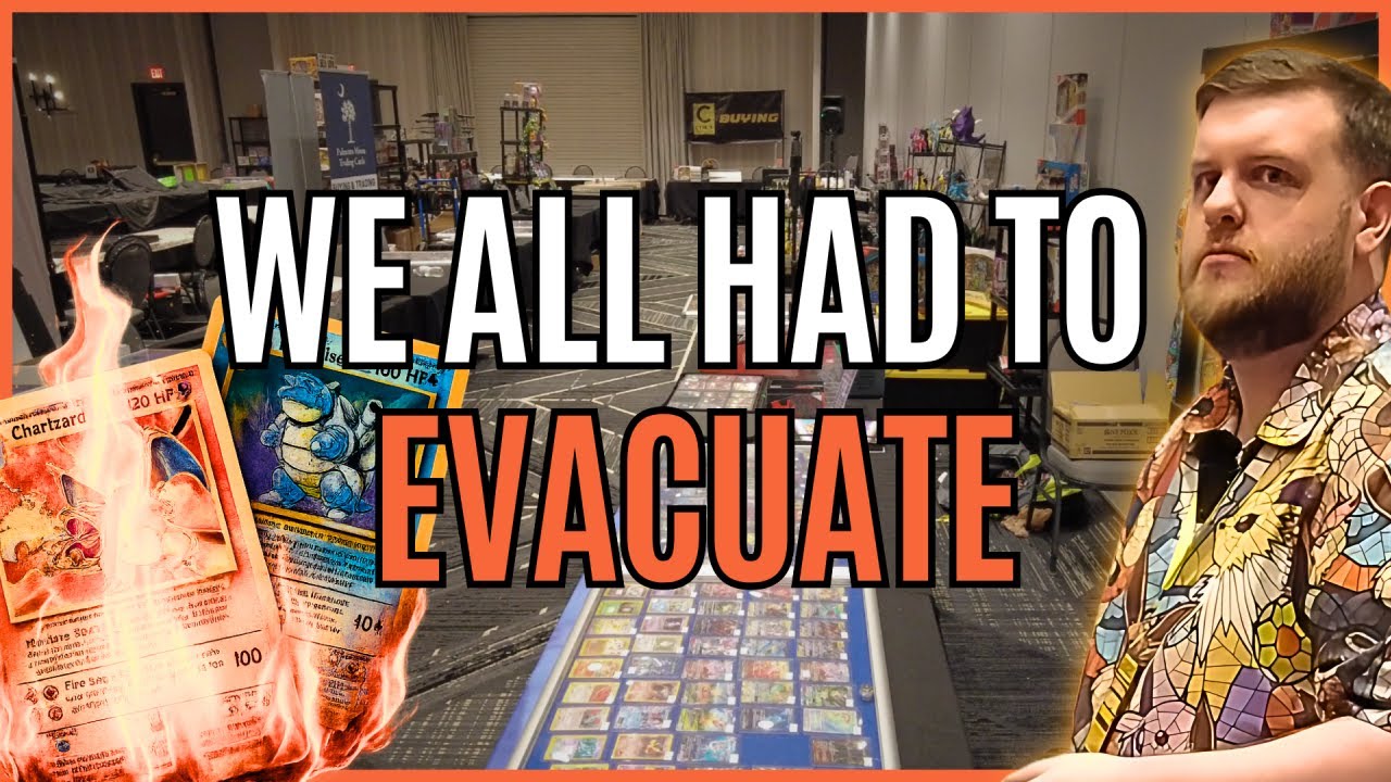 There Was a FIRE at This Card Show! | Pokemon Vendor POV