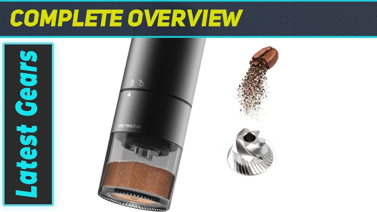 Groove Compact (Black) by Joy Resolve: The Best Portable Coffee Grinder for Every Coffee Lover
