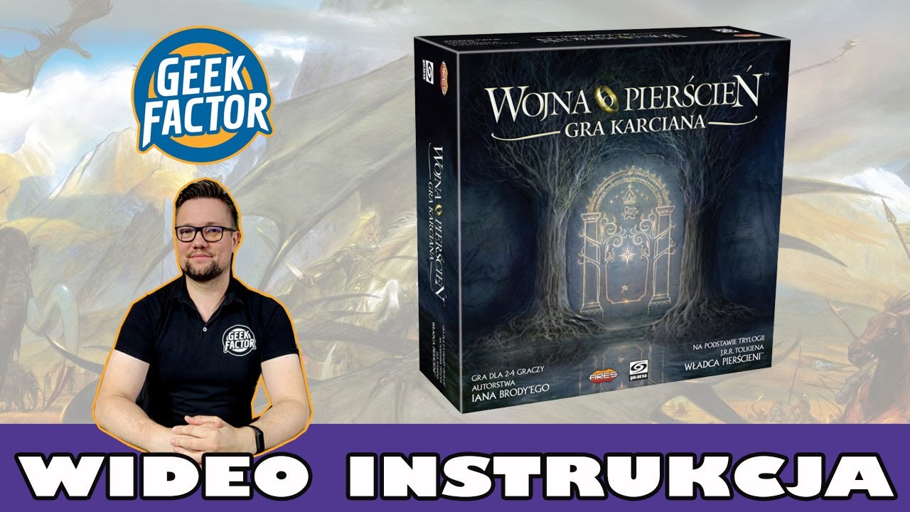 WOJNA O PIERŚCIEŃ: GRA KARCIANA - Wideo Instrukcja