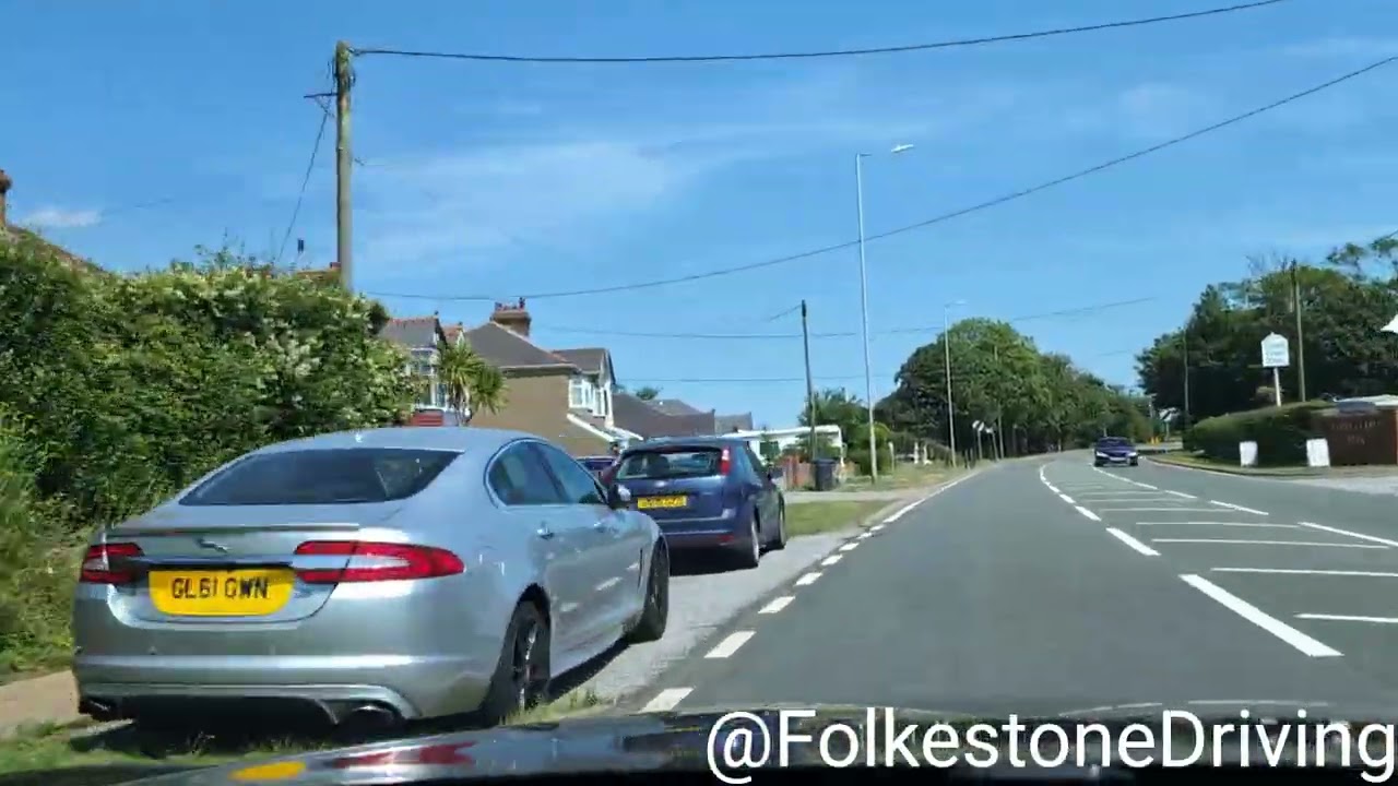 Dual carriageway, Capel le Ferne to Folkestone | Driving Test Route 