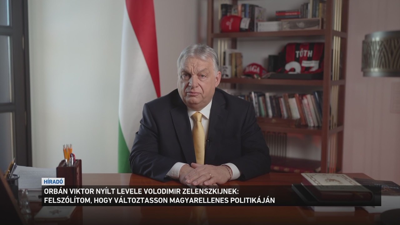 Orbán Viktor nyílt levele Volodimir Zelenszkijnek