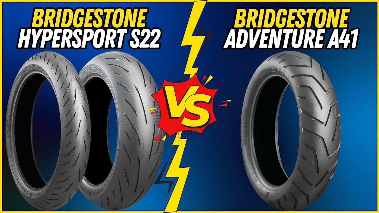 Bridgestone Battlax Hypersport S22 vs Adventure A41: Performance vs Adventure Tire Battle