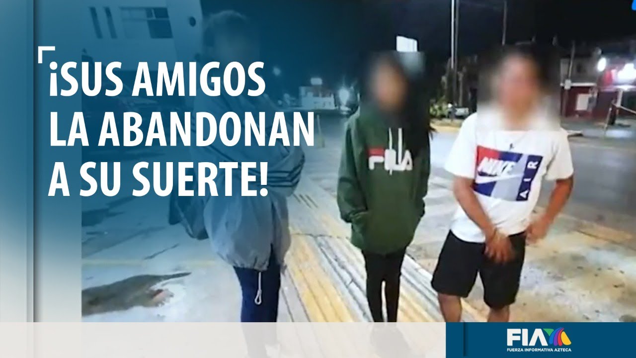 Joven es ABANDONADA por sus amigos en Hidalgo; bombera la rescata en una carretera DE MADRUGADA