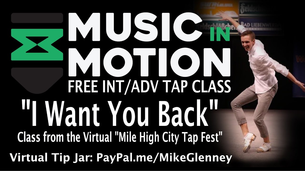 Intermediate/Advanced Tap Class - Mile High City Tap Fest Live Class Replay - Music In Motion #33
