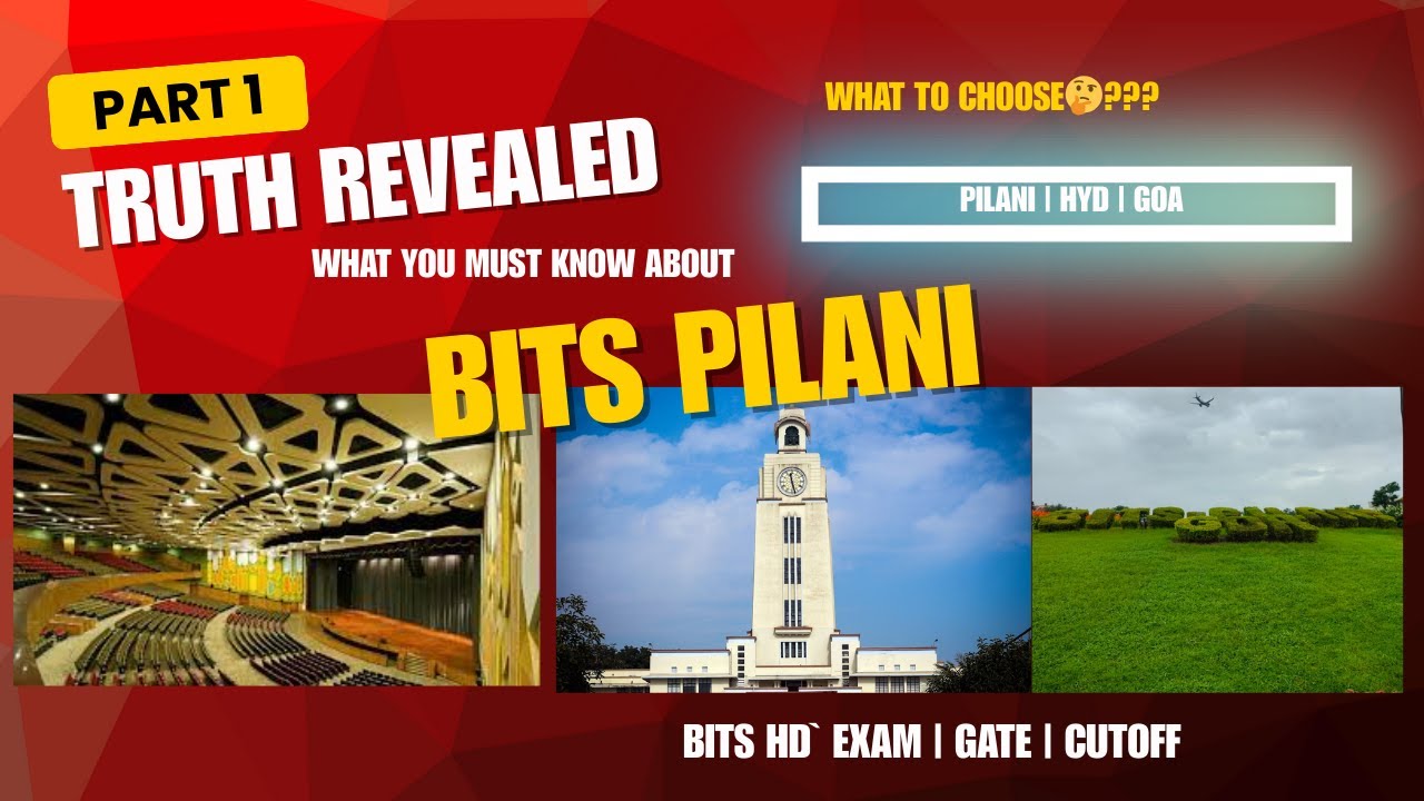 ALL ABOUT BITS PILANI| BITS HD EXAM COMPLETE INFORMATION|MTECH WITH/WITHOUT GATE  #bits #mtech