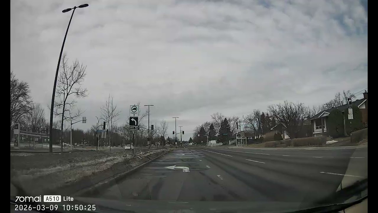 蒙特利尔南岸 Longueuil SAAQ 路考前练车, Montreal South Shore Longueuil SAAQ Road Test Practice.