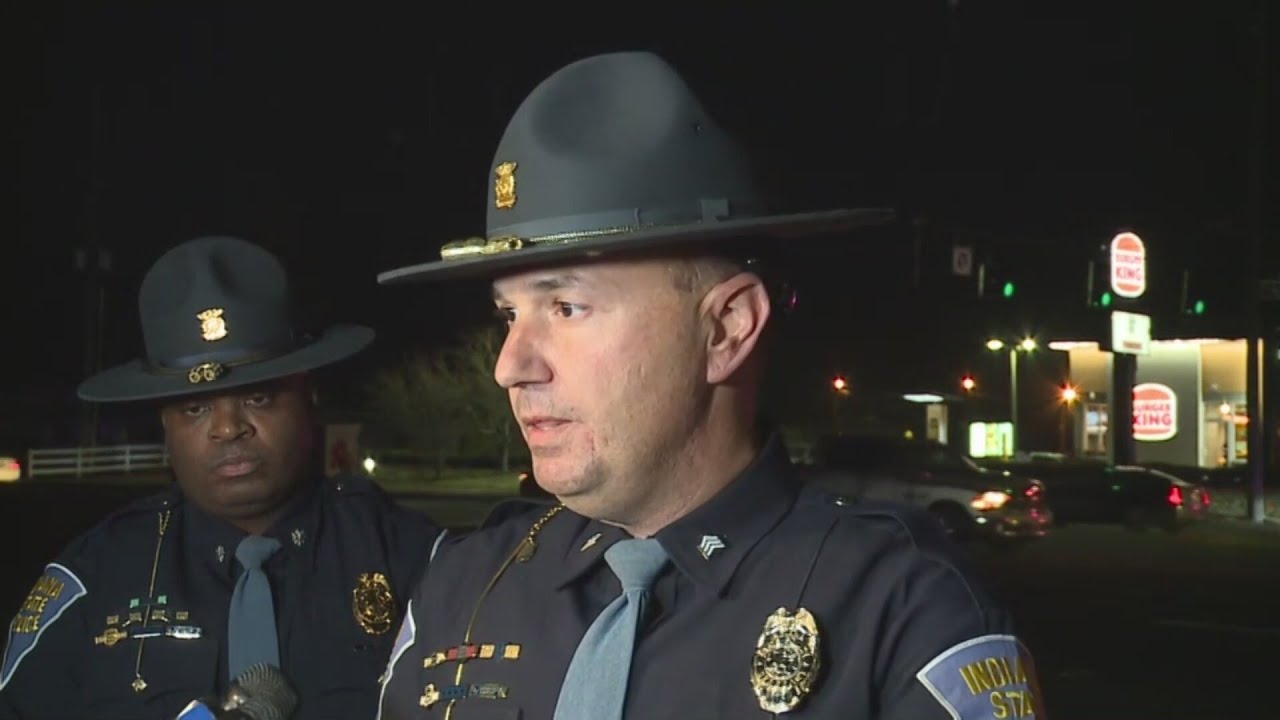 ISP Sgt. John Perrine gives update after two officers were shot in Beech Grove