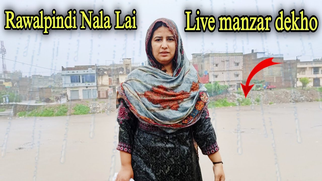 🚨 Heavy Rain in Rawalpindi | Nala Lai Overflow | Flood Alert 2025 | Rawalpindi Nala Lai