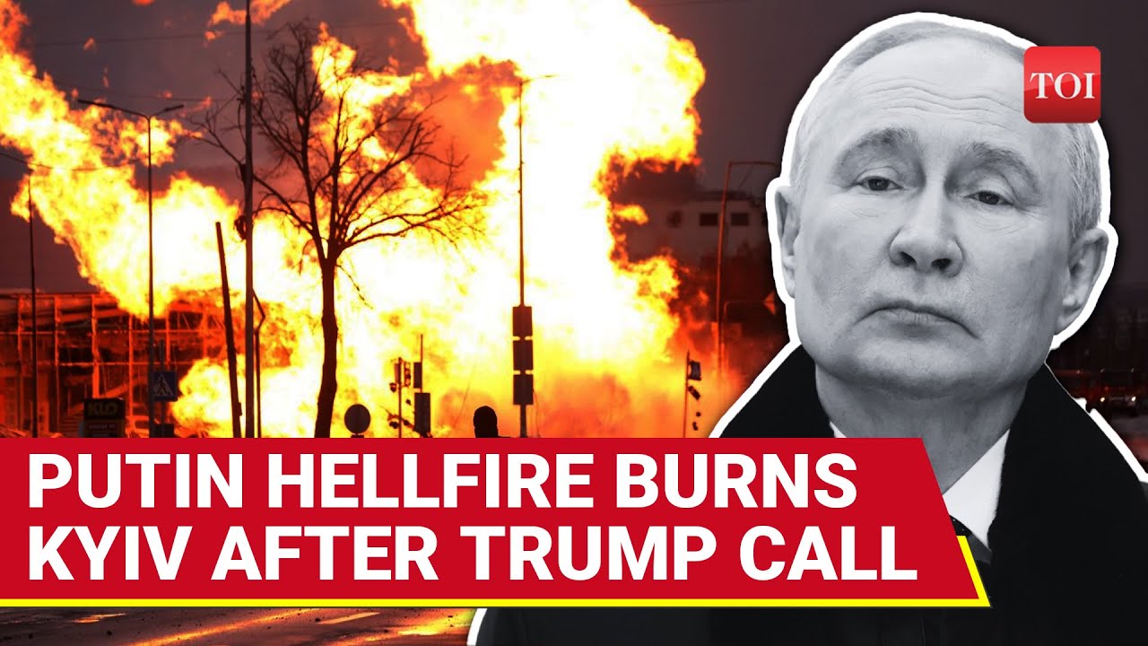 Putin Carpet Bombs Ukraine;  Kyiv Int'l Airport BOMBED | Iskander Missile, Drones Fired